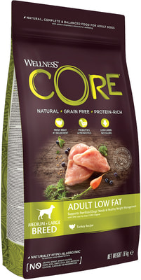  CORE Grain Free Adult Low Fat Medium/Large              (,  9)