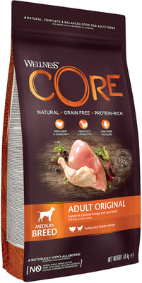   CORE Grain Free Adult Medium          (,  9)