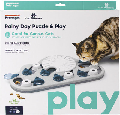 Nina Ottosson Игра-головоломка для кошек Капли дождя (фото, вид 3)