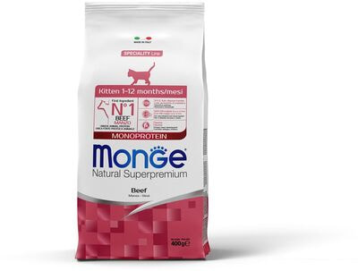 Сухой корм Monge Cat Monoprotein корм для котят с говядиной (фото, вид 3)