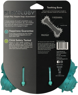 Playology       PUPPY TEETHING BONE    (,  5)