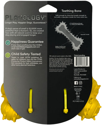 Playology       PUPPY TEETHING BONE    (,  5)