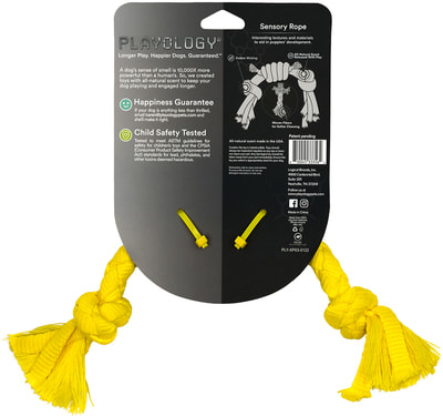 Playology Сенсорный канат для щенков PUPPY SENSORY ROPE с ароматом курицы (фото, вид 6)