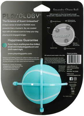 Playology    SQUEAKY CHEW BALL      ,  (,  7)