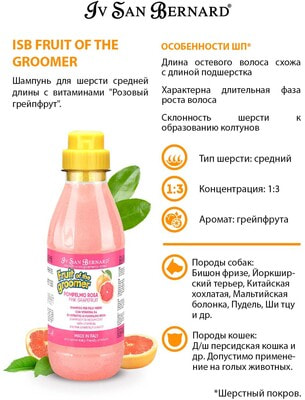 Iv San Bernard Fruit of the Grommer Pink Grapefruit        (,  6)