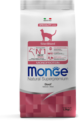 Monge Cat Monoprotein Sterilised Beef       (,  7)