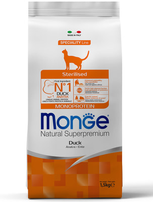 Monge Cat Sterilised Duck       (,  8)