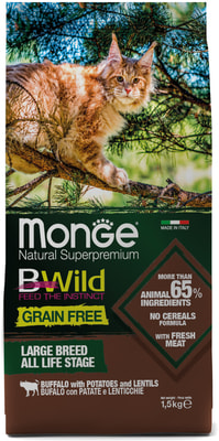   Monge BWild Cat GRAIN FREE           (,  10)