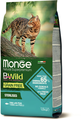   Monge BWild Cat GRAIN FREE          (,  6)