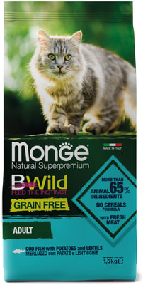   Monge BWild Cat GRAIN FREE    ,       (,  8)