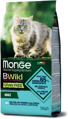   Monge BWild Cat GRAIN FREE    ,       (,  9)