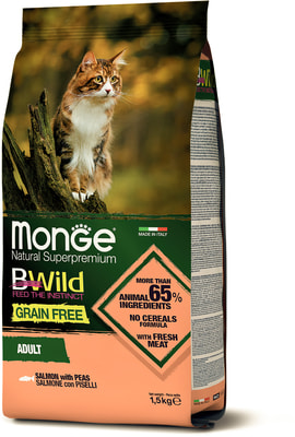   Monge BWild cat grain free         (,  6)