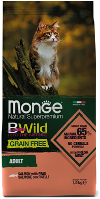   Monge BWild cat grain free         (,  8)