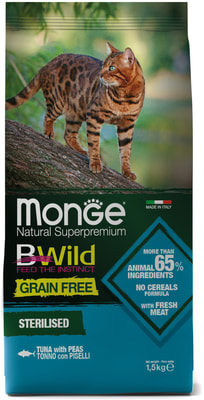  Monge BWild Cat GRAIN FREE          (,  9)