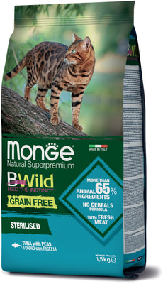   Monge BWild Cat GRAIN FREE          (,  10)