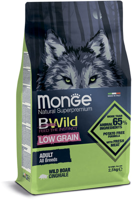   Monge Bwild Dog LOW GRAIN Boar          (,  5)