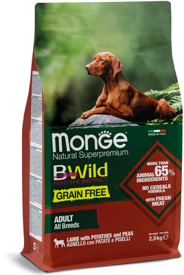   Monge Dog BWild Dog GRAIN FREE               (,  4)