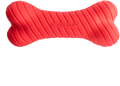 Playology Двухслойная жевательная косточка DUAL LAYER BONE с ароматом говядины, красная (фото, вид 13)