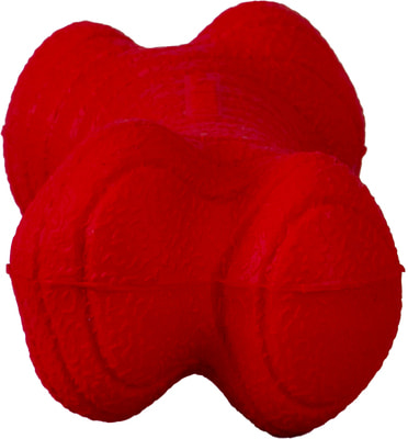 Playology Двухслойная жевательная косточка DUAL LAYER BONE с ароматом говядины, красная (фото, вид 5)