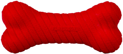 Playology Двухслойная жевательная косточка DUAL LAYER BONE с ароматом говядины, красная (фото, вид 6)