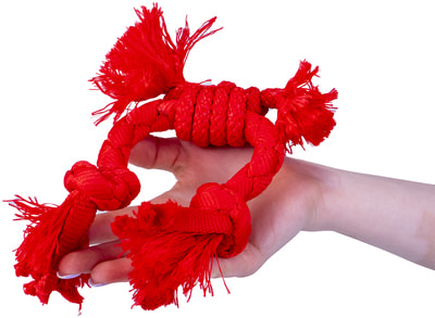 Playology Сенсорный канат для щенков PUPPY SENSORY ROPE с ароматом говядины (фото, вид 3)