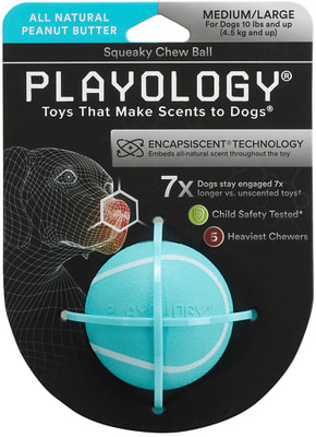 Playology ��������� ����������� ��� SQUEAKY CHEW BALL � �������� � � �������� �������, ������� (����, ��� 10)
