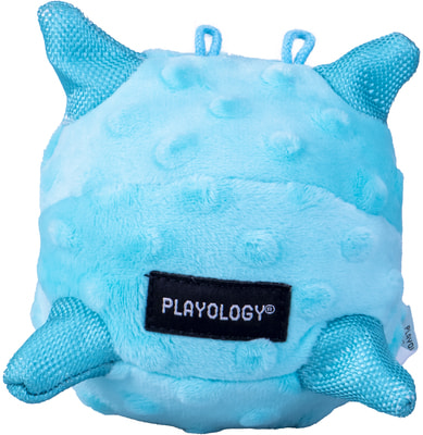 Playology Сенсорный плюшевый мяч для щенков PUPPY SENSORY BALL с ароматом арахиса, голубой (вид 5) Playology Сенсорный плюшевый мяч для щенков PUPPY SENSORY BALL с ароматом арахиса, голубой (фото, вид 5)