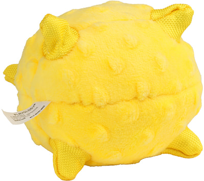 Playology Сенсорный плюшевый мяч для щенков PUPPY SENSORY BALL с ароматом курицы, желтый (вид 10) Playology Сенсорный плюшевый мяч для щенков PUPPY SENSORY BALL с ароматом курицы, желтый (фото, вид 10)