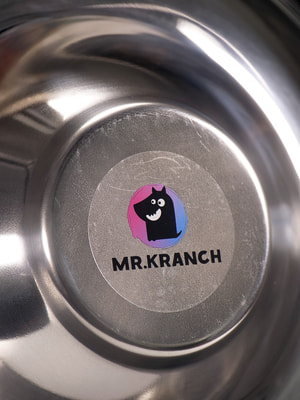 Mr.Kranch Миска для щенков из нержавеющей стали (фото, вид 1)