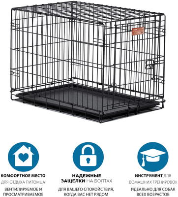 MidWest  iCrate Single door 30"      ,  (,  4)