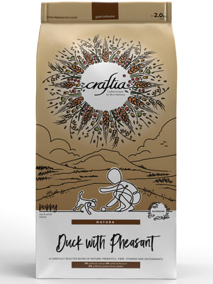 Сухой корм Craftia NATURA для щенков миниатюрных и мелких пород из утки с фазаном (вид 4) Сухой корм Craftia NATURA для щенков миниатюрных и мелких пород из утки с фазаном (фото, вид 4)