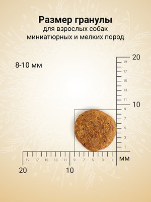 Сухой корм Craftia NATURA для взрослых собак миниатюрных и мелких пород из ягненка с перепелкой (вид 7) Сухой корм Craftia NATURA для взрослых собак миниатюрных и мелких пород из ягненка с перепелкой (фото, вид 7)