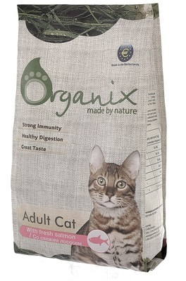   Organix     :  (Adult Cat Salmon) (,  1)