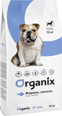   Organix       (Adult Dogs Salmon and Trout) (,  2)
