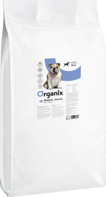   Organix       (Adult Dogs Salmon and Trout) (,  3)