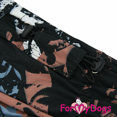 ForMyDogs Дождевик на велюре для вельшкорги коричневый для мальчиков (вид 1) ForMyDogs Дождевик на велюре для вельшкорги коричневый для мальчиков (фото, вид 1)