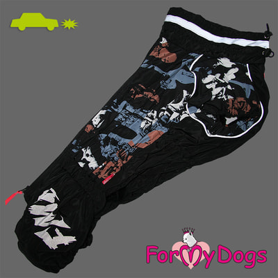 ForMyDogs Дождевик на велюре для вельшкорги коричневый для мальчиков (вид 5) ForMyDogs Дождевик на велюре для вельшкорги коричневый для мальчиков (фото, вид 5)