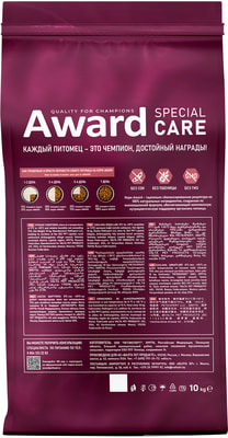 ����� ���� Award SPECIAL CARE Sensitive Skin+Coat ��� �������� ����� ��� �������� ���� � ������ �� ������ ����� ����� (����, ��� 5)