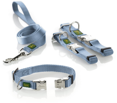 Hunter Ошейник для собак ALU-Strong Vario Basic, нейлон с металлической застежкой, голубой (вид 3) Hunter Ошейник для собак ALU-Strong Vario Basic, нейлон с металлической застежкой, голубой (фото, вид 3)