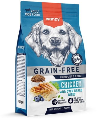 Сухой корм Wanpy Dog беззерновой с курицей для взрослых собак (вид 2) Сухой корм Wanpy Dog беззерновой с курицей для взрослых собак (фото, вид 2)