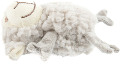 AROMADOG Игрушка Senior для собак Овечка кругляш с пищалкой, серый (вид 1) AROMADOG Игрушка Senior для собак Овечка кругляш с пищалкой, серый (фото, вид 1)