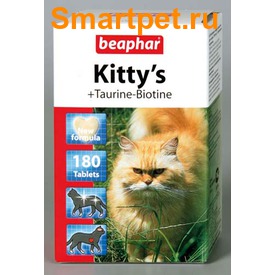 BEAPHAR Kittys + Taurin + Biotin -      (,  1)