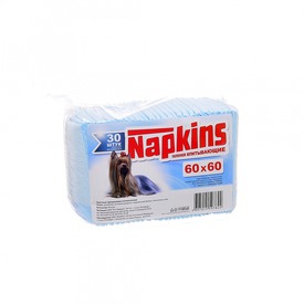 Napkins Впитывающие пеленки для собак 60х60см (фото, вид 1)