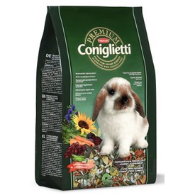 Padovan Premium Coniglietti - корм комплексный для кроликов и молодняка (фото, вид 1)