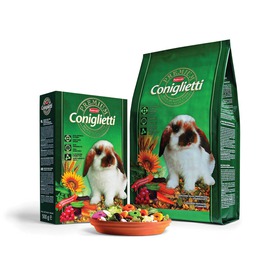 Padovan Premium Coniglietti - корм комплексный для кроликов и молодняка (фото, вид 2)