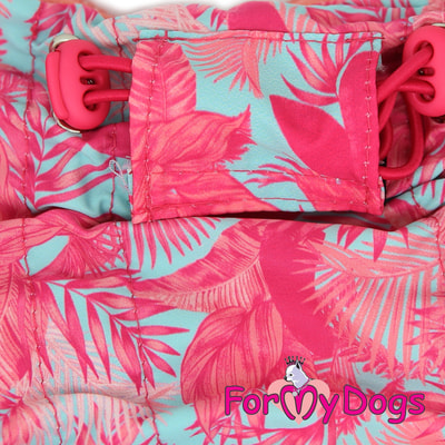 ForMyDogs Комбинезон для такс Розовый на меху на девочку (вид 2) ForMyDogs Комбинезон для такс Розовый на меху на девочку (фото, вид 2)