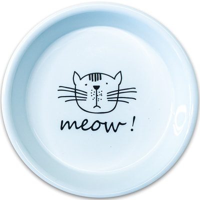 Mr.Kranch Миска керамическая для кошек MEOW! 200 мл (фото, вид 2)