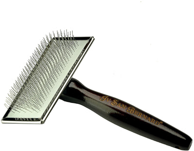 Iv San Bernard Slicker Brush   (,  2)