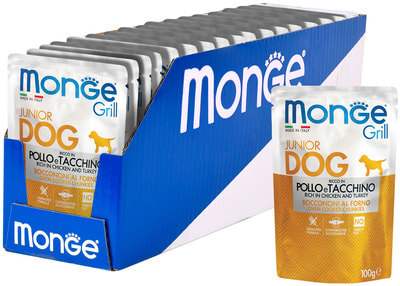 Monge Dog Grill PUPPY+JUNIOR Pouch       (,  1)
