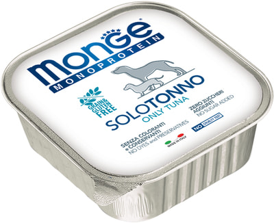 Monge Dog Monoprotein Solo консервы для собак паштет из тунца (фото, вид 2)